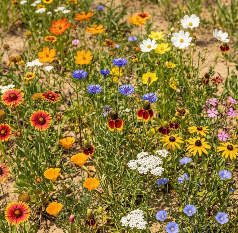 Landscaper’s Pack DROUGHT RESISTANT Wildflower Mix Pollinator Garden 3000 Seeds