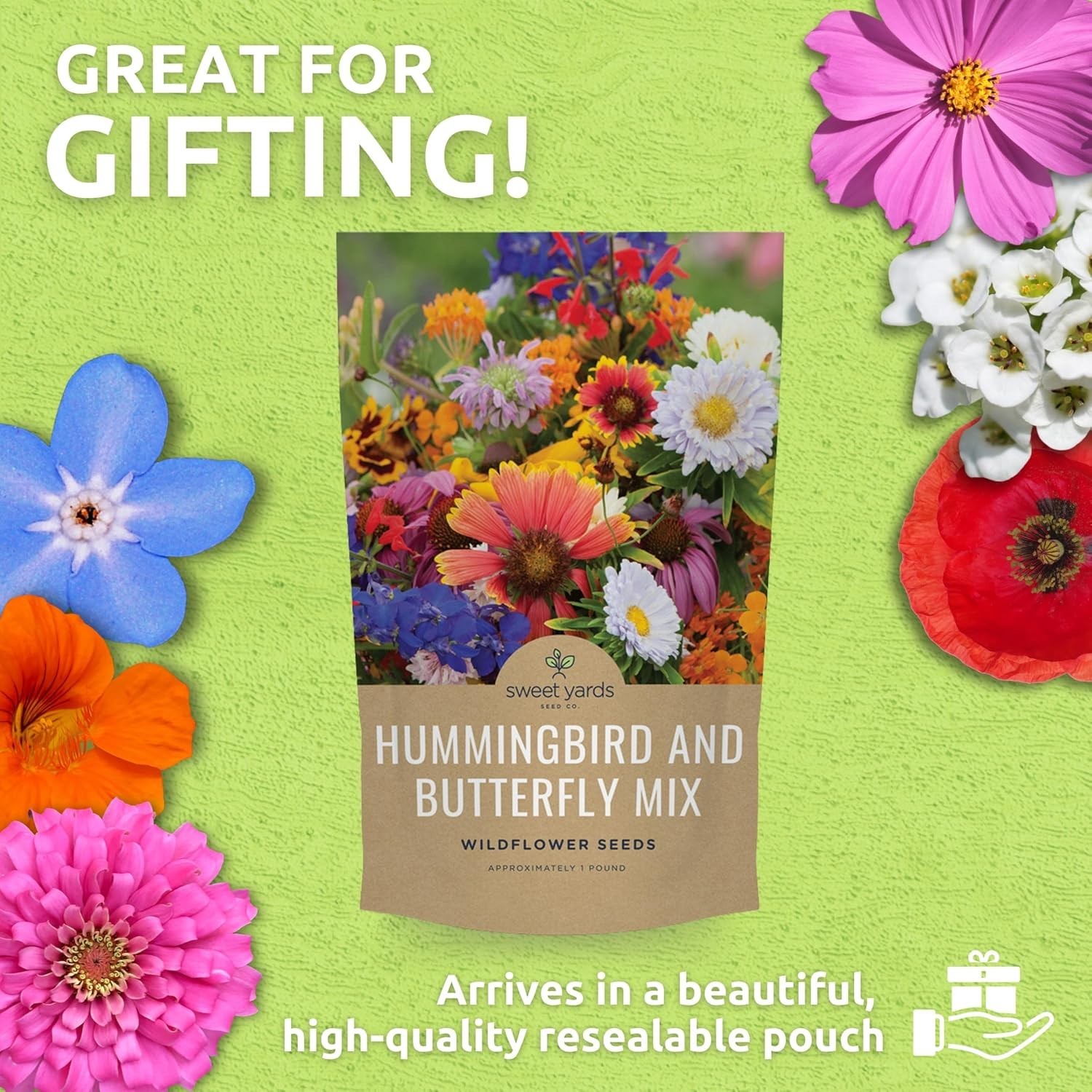 Bulk Wildflower Mix Seeds – 120,000+ Annual Perennials