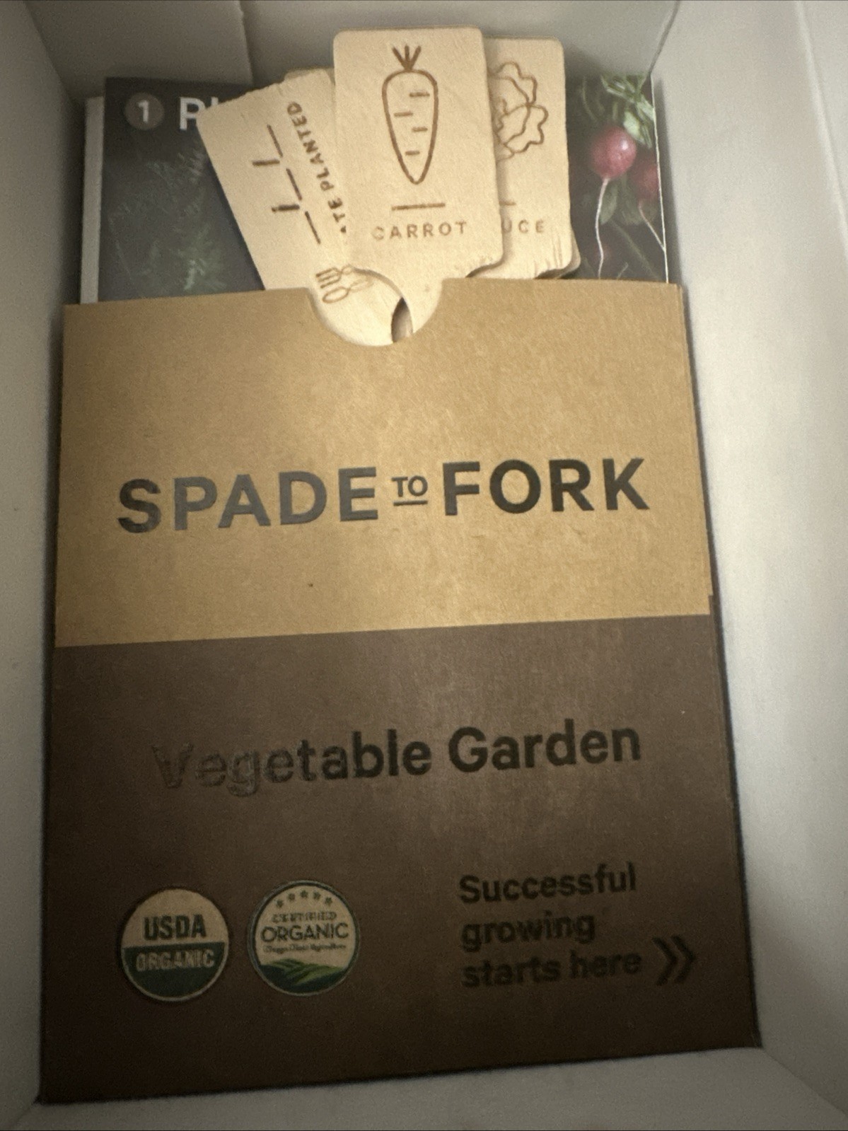 Organic Herb Garden Spade to Fork Culinary Home Garden Kit