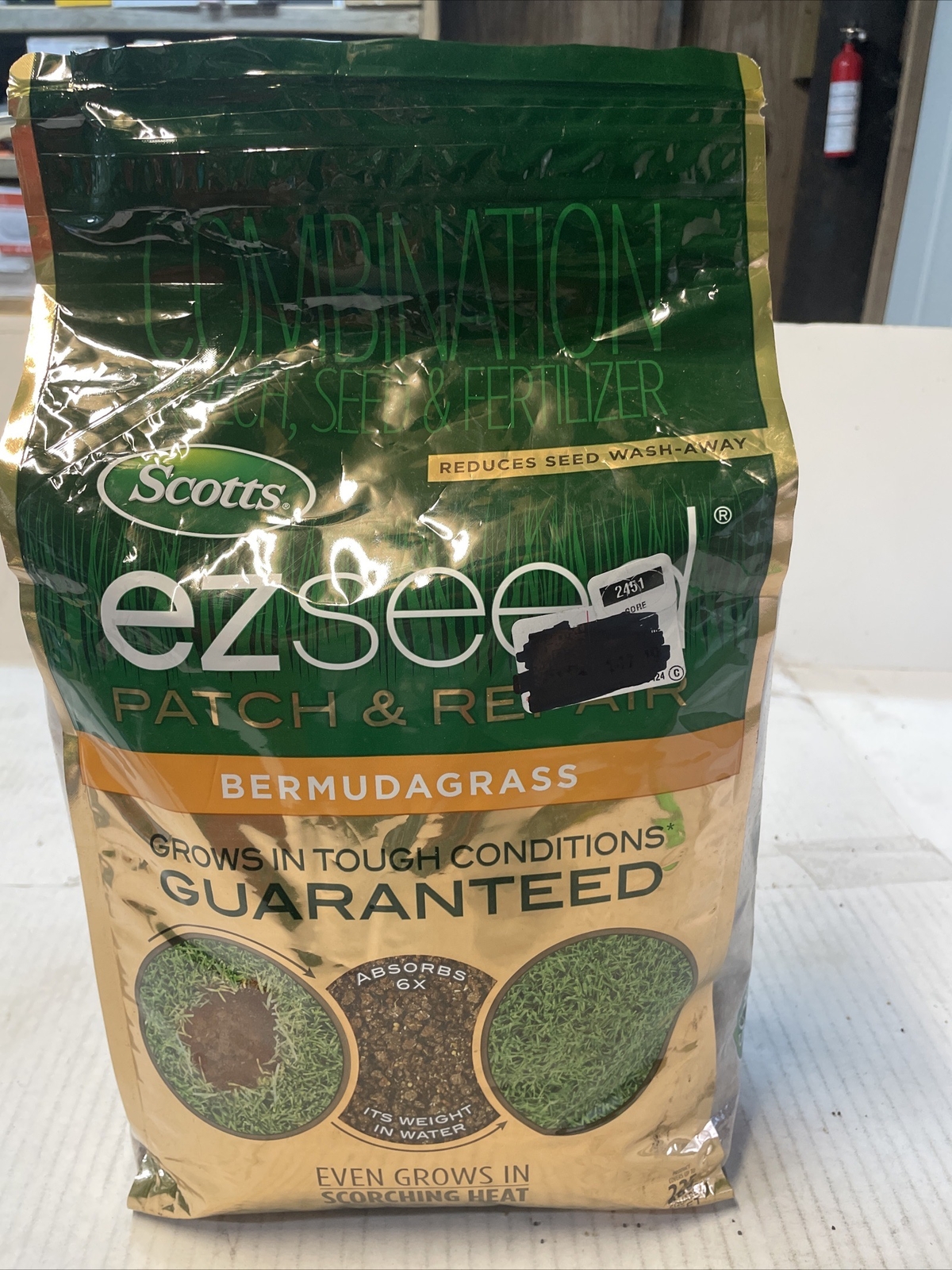 Scott’s Scotts EZ Seed Bermuda Grass Patch & Repair Seed Mulch & Fertilizer.4201