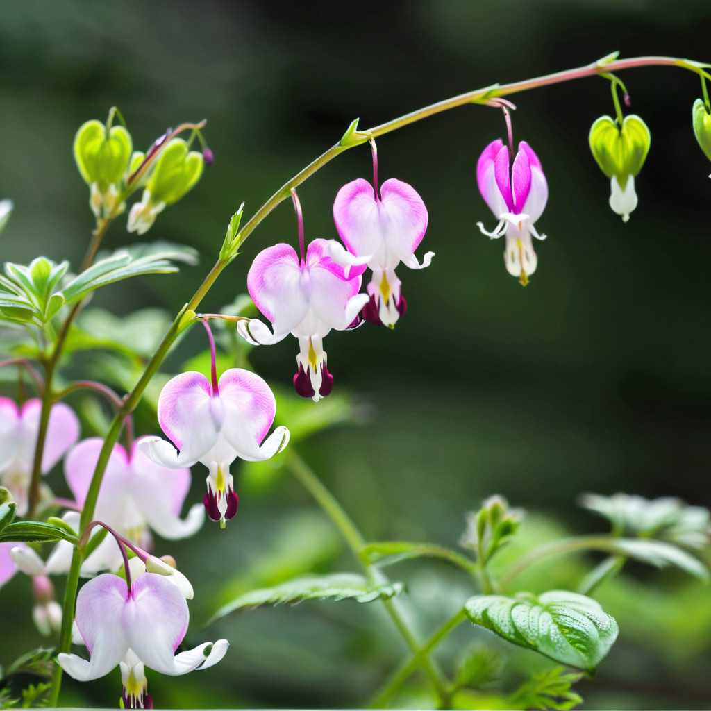 25 Bleeding Heart Dicentra Spectabilis Seeds Garden Flower “Purple White”