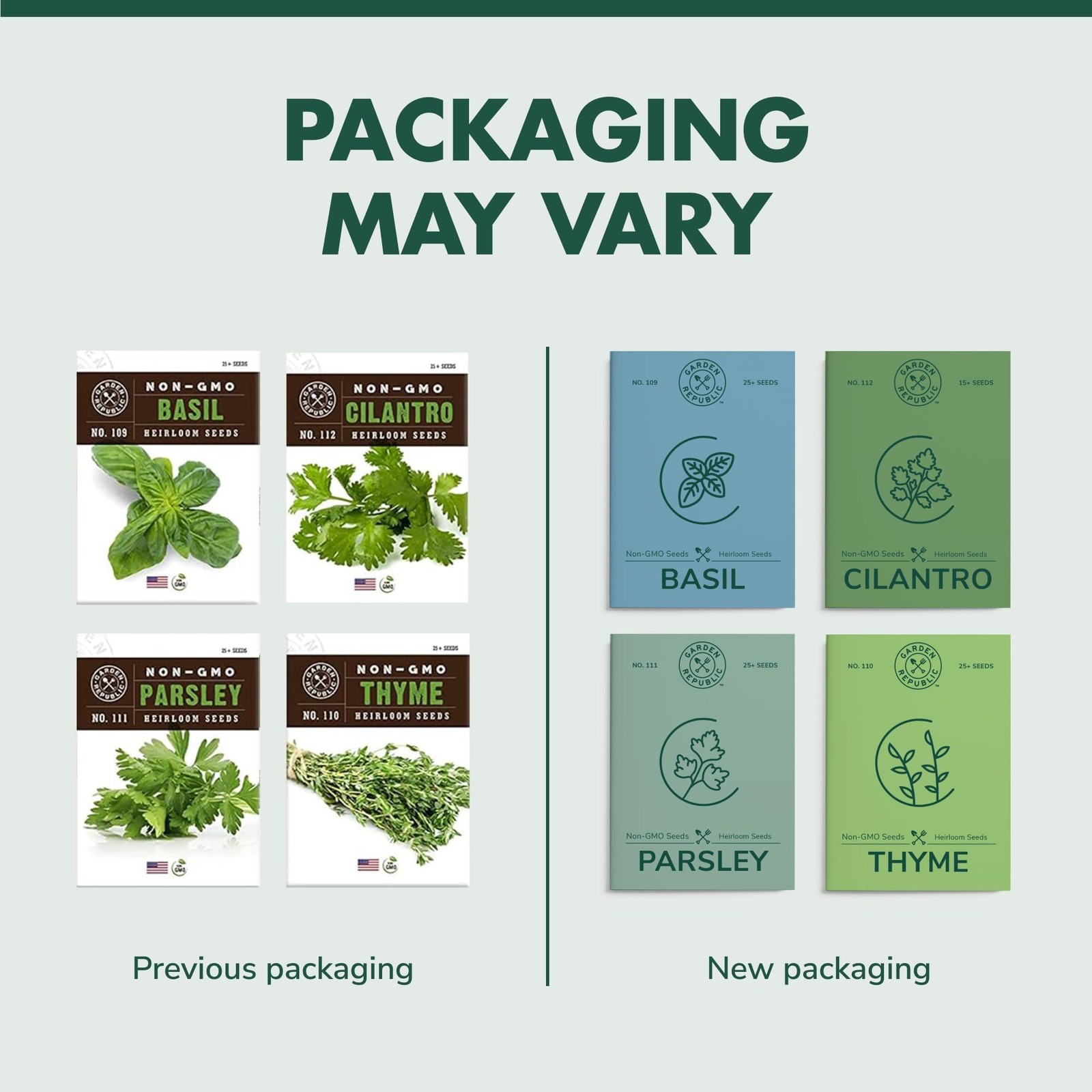 Indoor Herb Garden Starter Kit – Heirloom, Non-GMO Herb Seeds – Basil Thyme P…