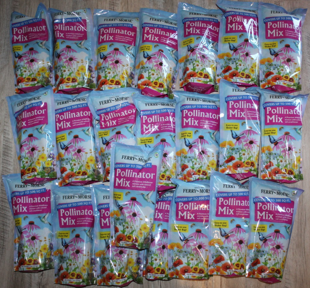 22 Pack wildflower 500 sq ft jumbo bags 12/25 $330 total of 11,000 SQ FT HEAVY