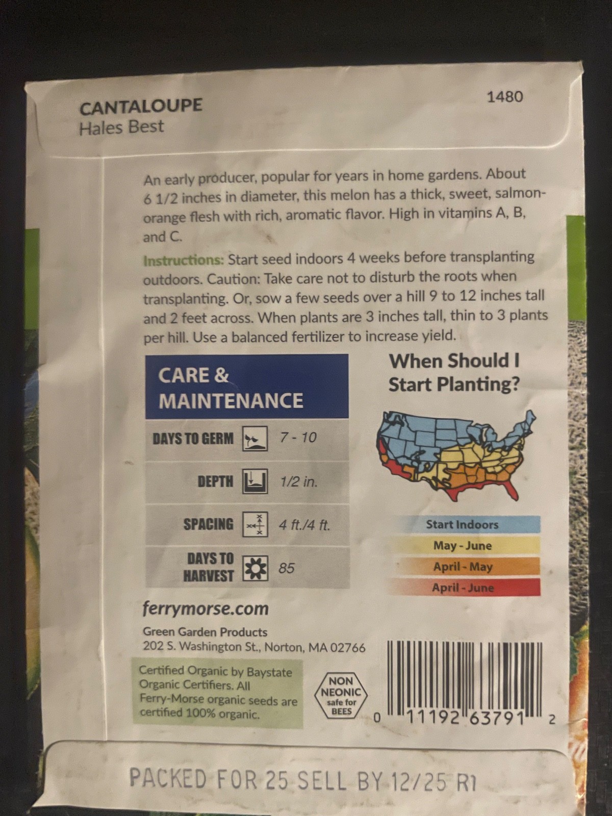 Lot of 120 Ferry Morse Herb and Vegetable seeds . Non Gmo. Dated 2025