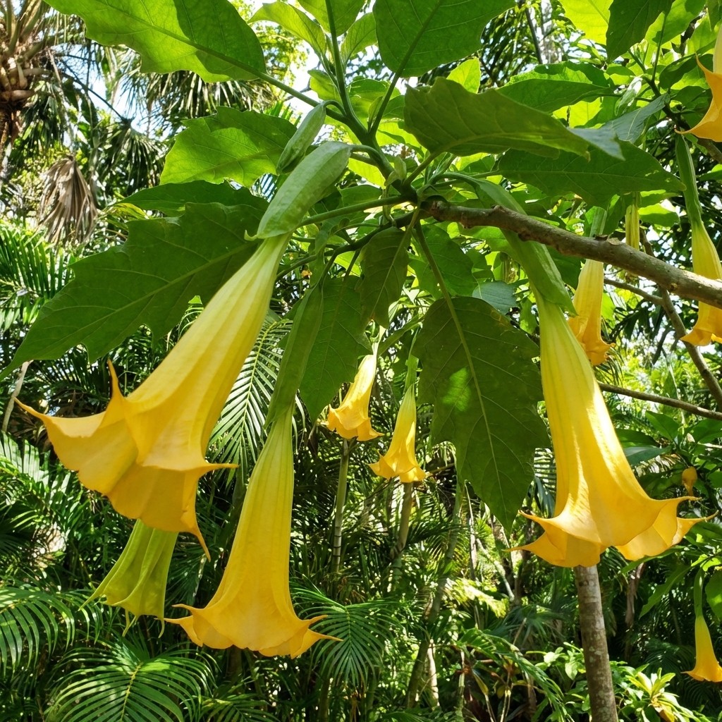 50pcs Datura Seeds Ornamental Flower Plant for Balcony Patio Outdoor Garden
