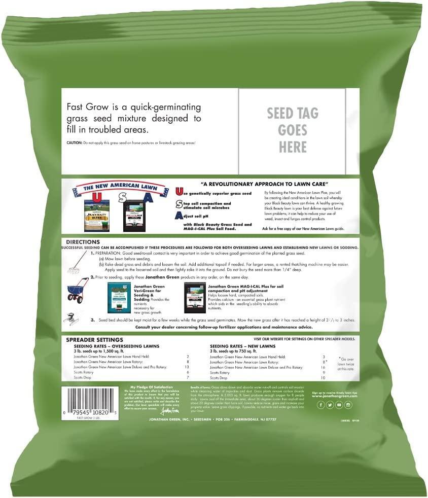 (10820) Semilla De Pasto De Crecimiento Rapido – Semilla De Cesped De Estacion