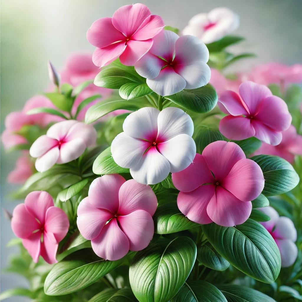 : Seeds Periwinkle Madagascar Mix/Vinca Rosea/Perennial Flowers