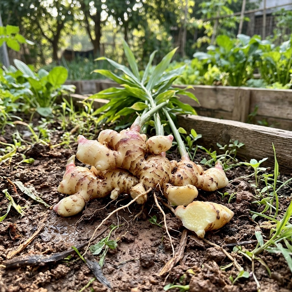 100 Pcs Ginger Seeds Common Vegetable Seeds for Seasonal Home Garden Growing