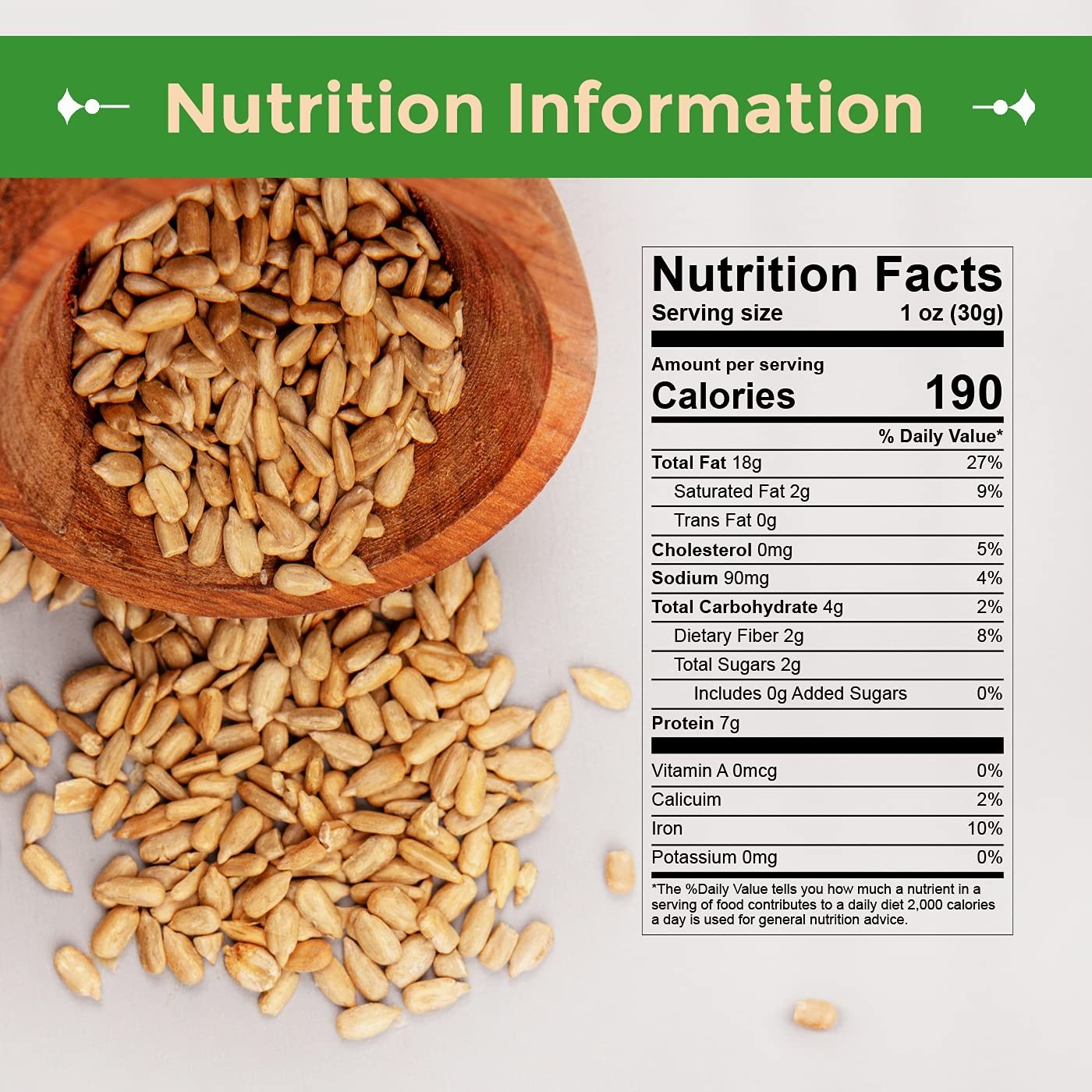 Delicious Roasted Hulled Sunflower Seeds – Kosher Certified Snack, 1LB