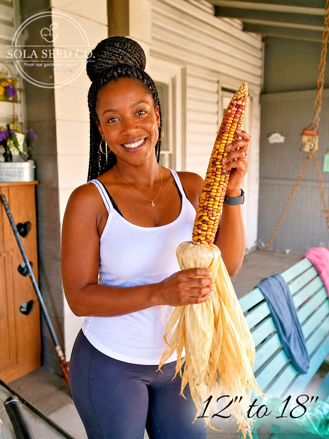 25 Rare Giant Indian Corn Seeds, Colorful Massive Ears, Free and Fast Shipping