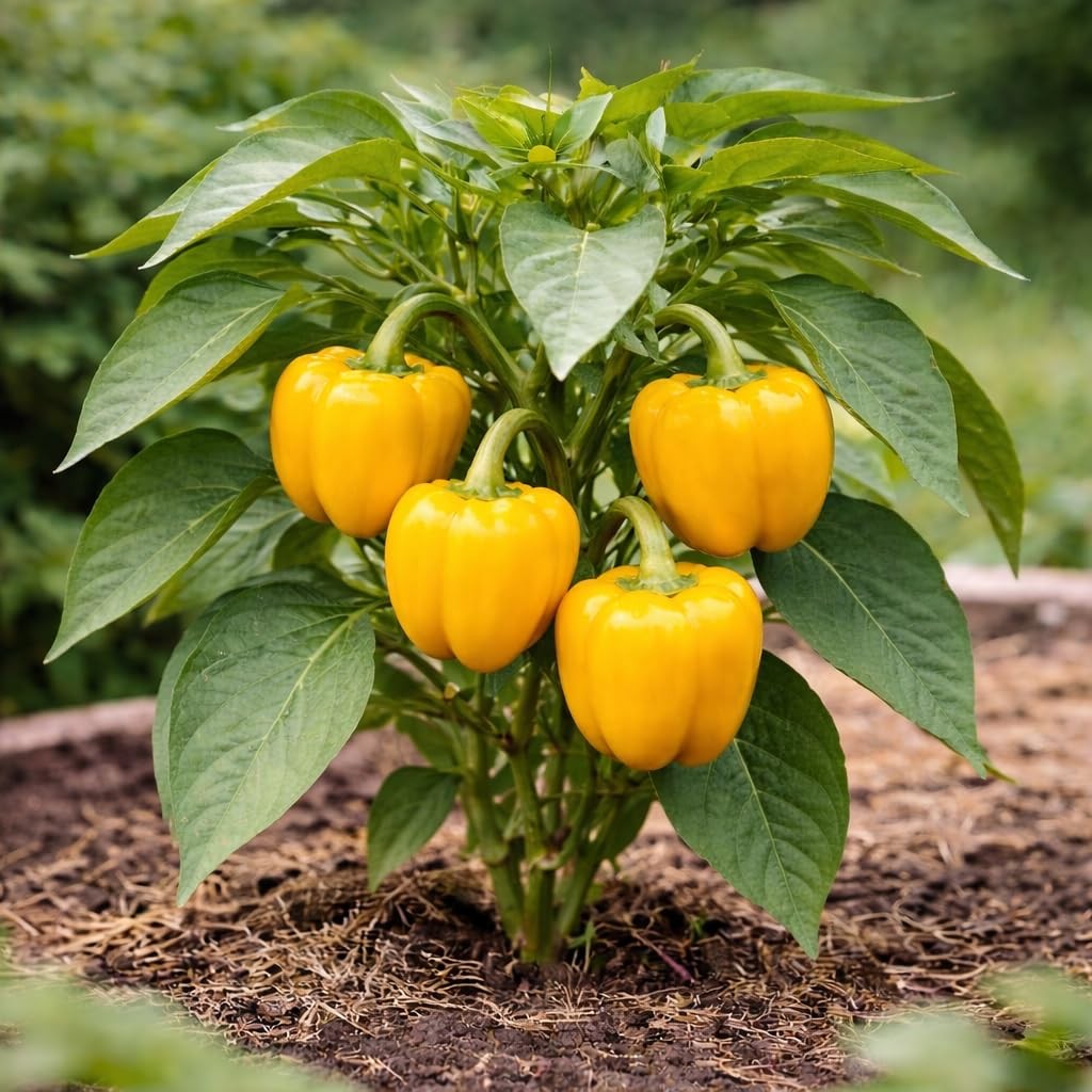 Sweet Bell Pepper Seeds Collection – Red Yellow Orange Green Bell Peppers – V…