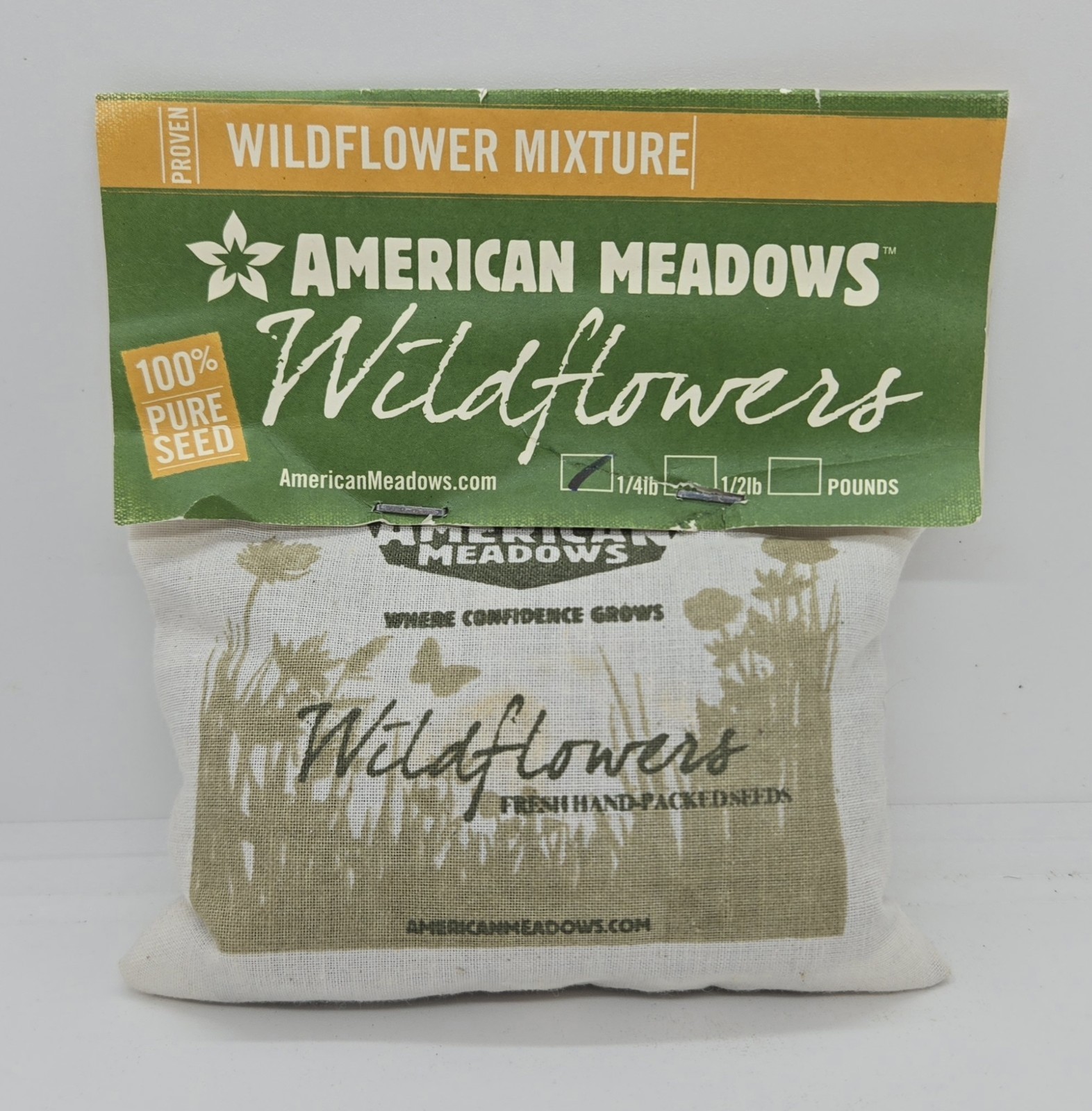 American Meadows Spring Into Summer Wildflower Seed Mix 1/4 lb 100% Pure Seed