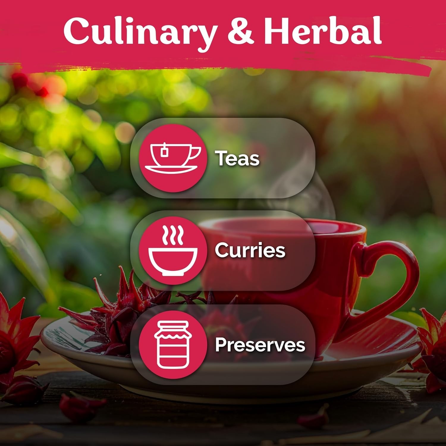 Vibrant Red Hibiscus Seeds – 150 Count for Garden & Delicious Hibiscus Tea