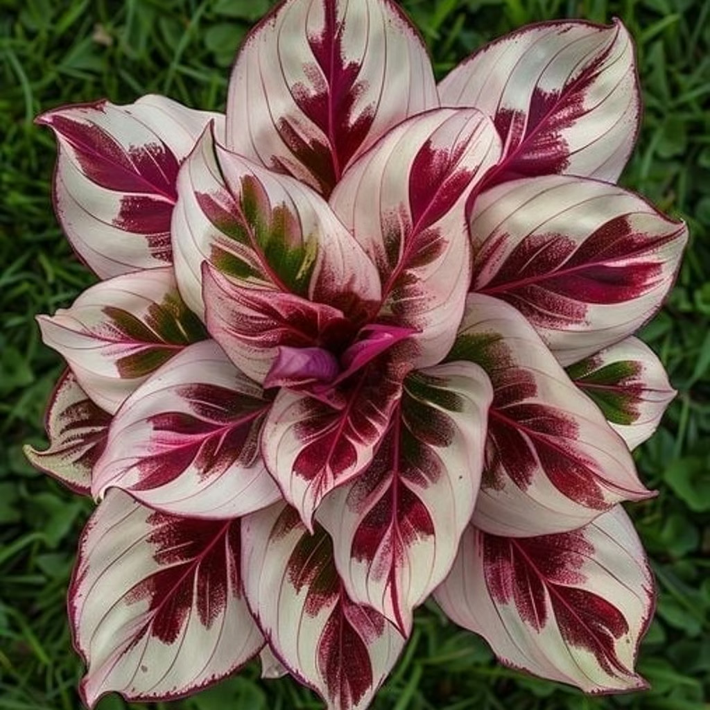 25+ Burning Crimson Calathea Seeds for Garden Planting – USA – PADDED SHIPPING!