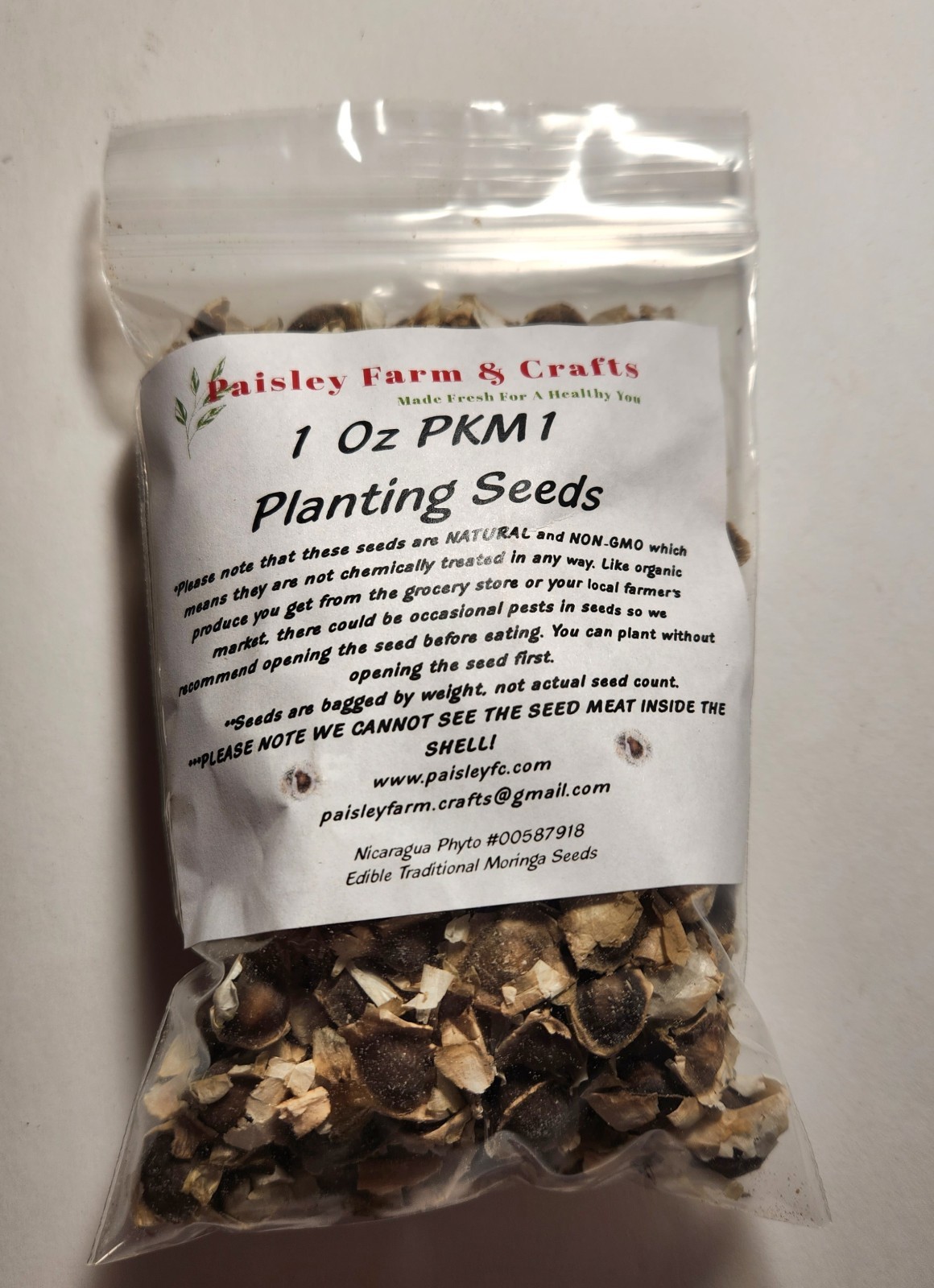 Moringa Oleifera PKM1 Seeds – US Customs Cleared – All Natural!