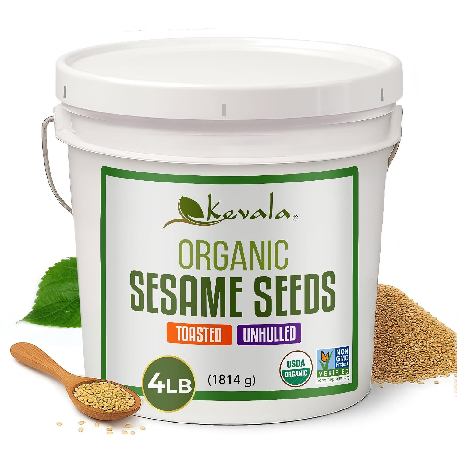 Organic Toasted Sesame Seeds (Unhulled) – Single-Origin Premium Selection Roaste