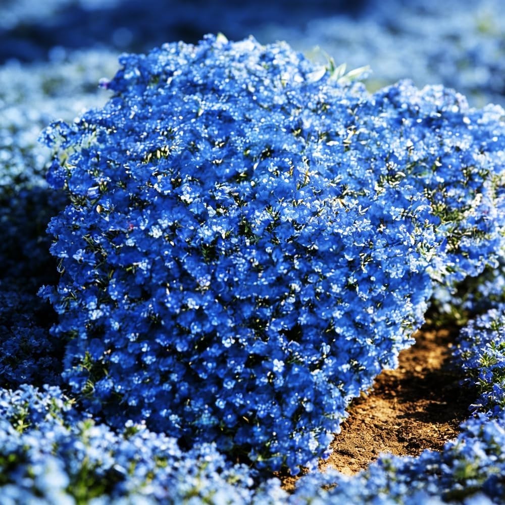 Blue Woolly Thyme Seeds,20001+ Blue Creeping Thyme Seeds Ground Cover,Drought To