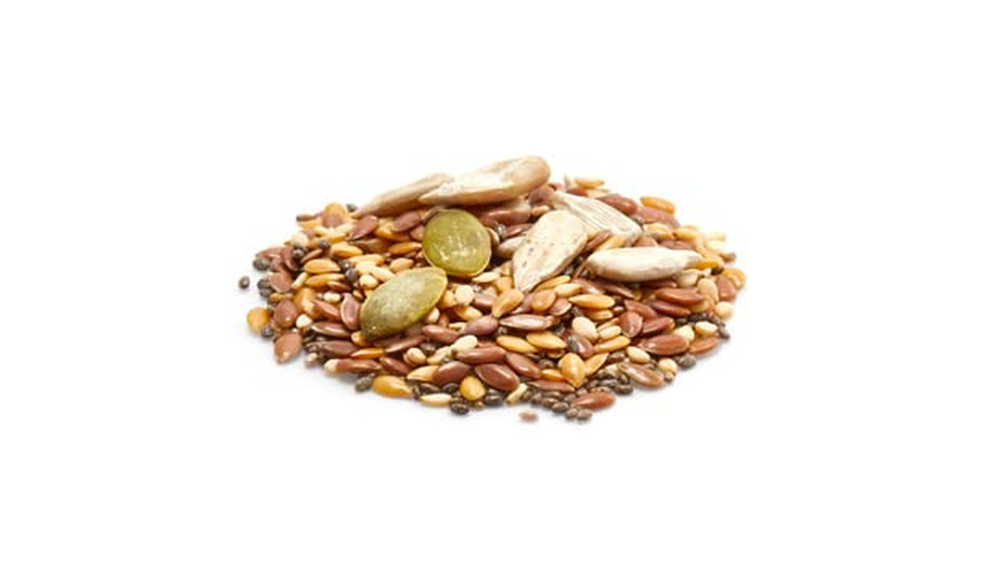 Organic Super 6 Seeds Mix, 2.2 Lb (35.2 Oz), Gmo-Free, Kosher, Vegan, Rich in Fi