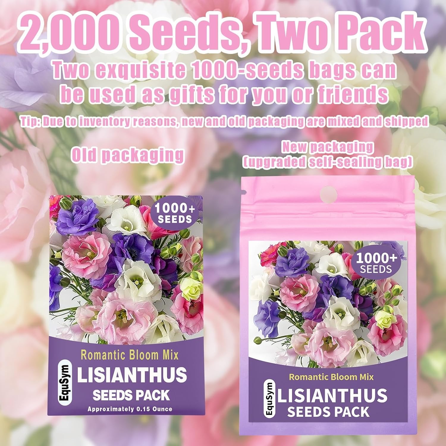 Lisianthus Seeds 2000+ Mixed Colors