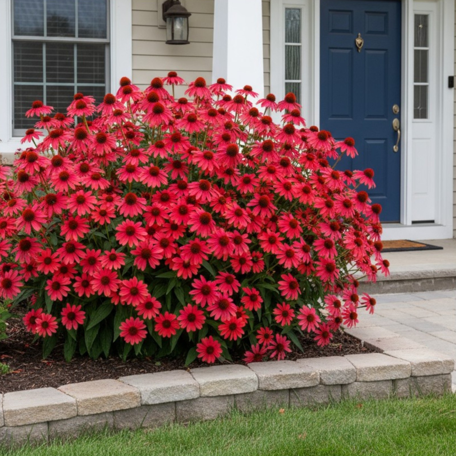 100 Red Coneflower Seeds – Vibrant Red Blooms for Pollinator Gardens