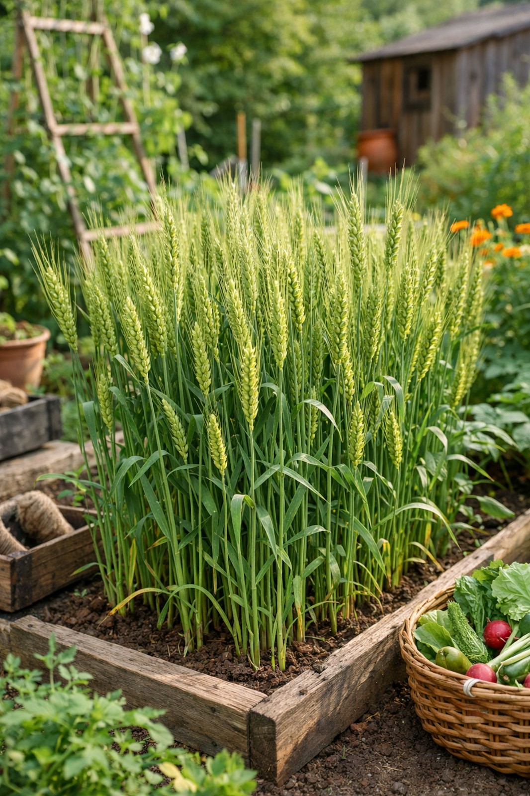 100 Hard White Wheat Seeds! Organic Wheat-All Natural Non GMO