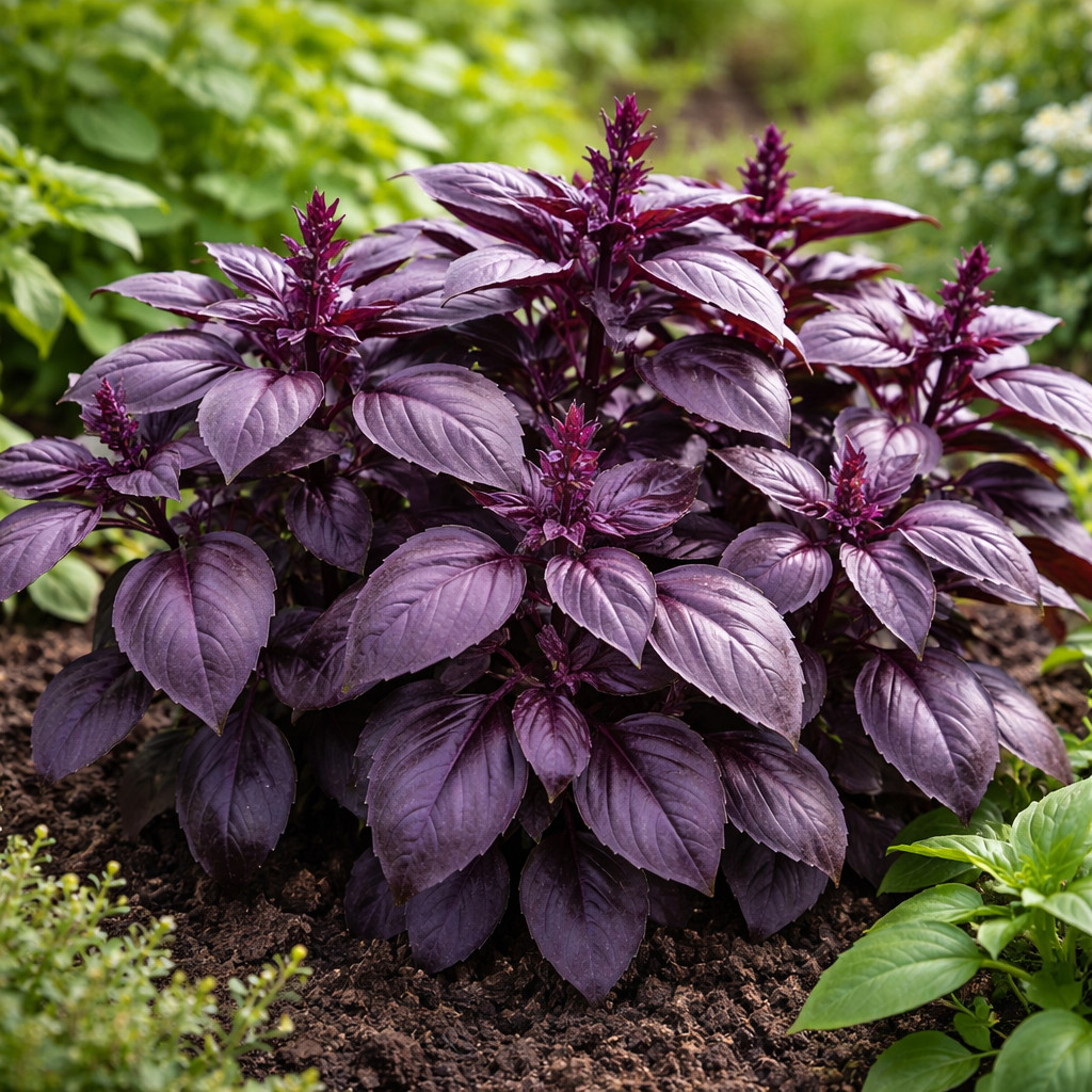 Red Rubin – Basil Seeds | Deep Purple Basil | Heirloom Garden Herb 100 seeds