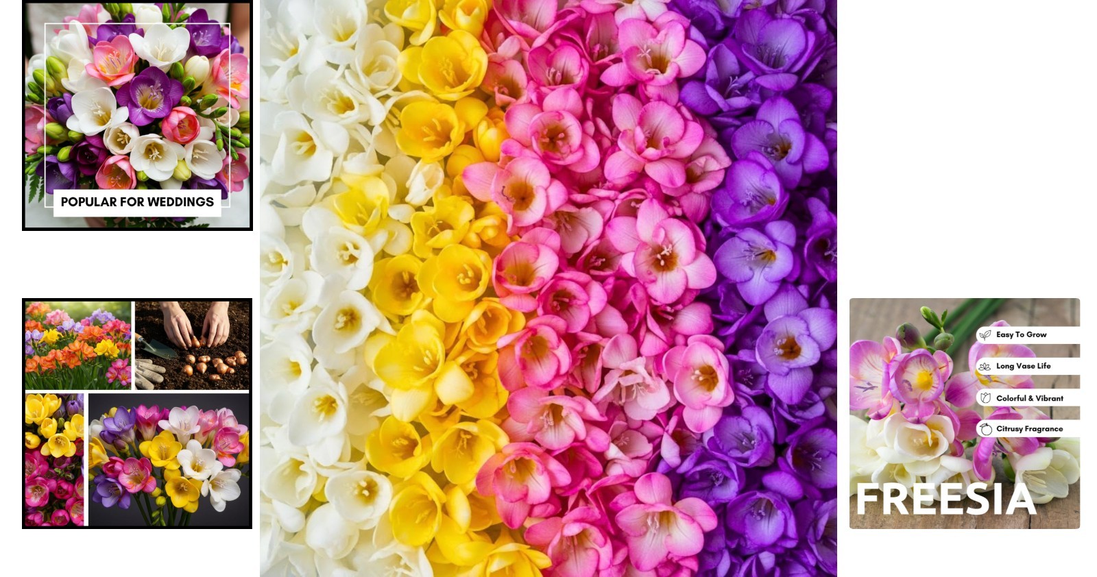 Spring-Ready Mixed Color Freesia Bulbs – 10 Large Blooms for Outdoor Excellence