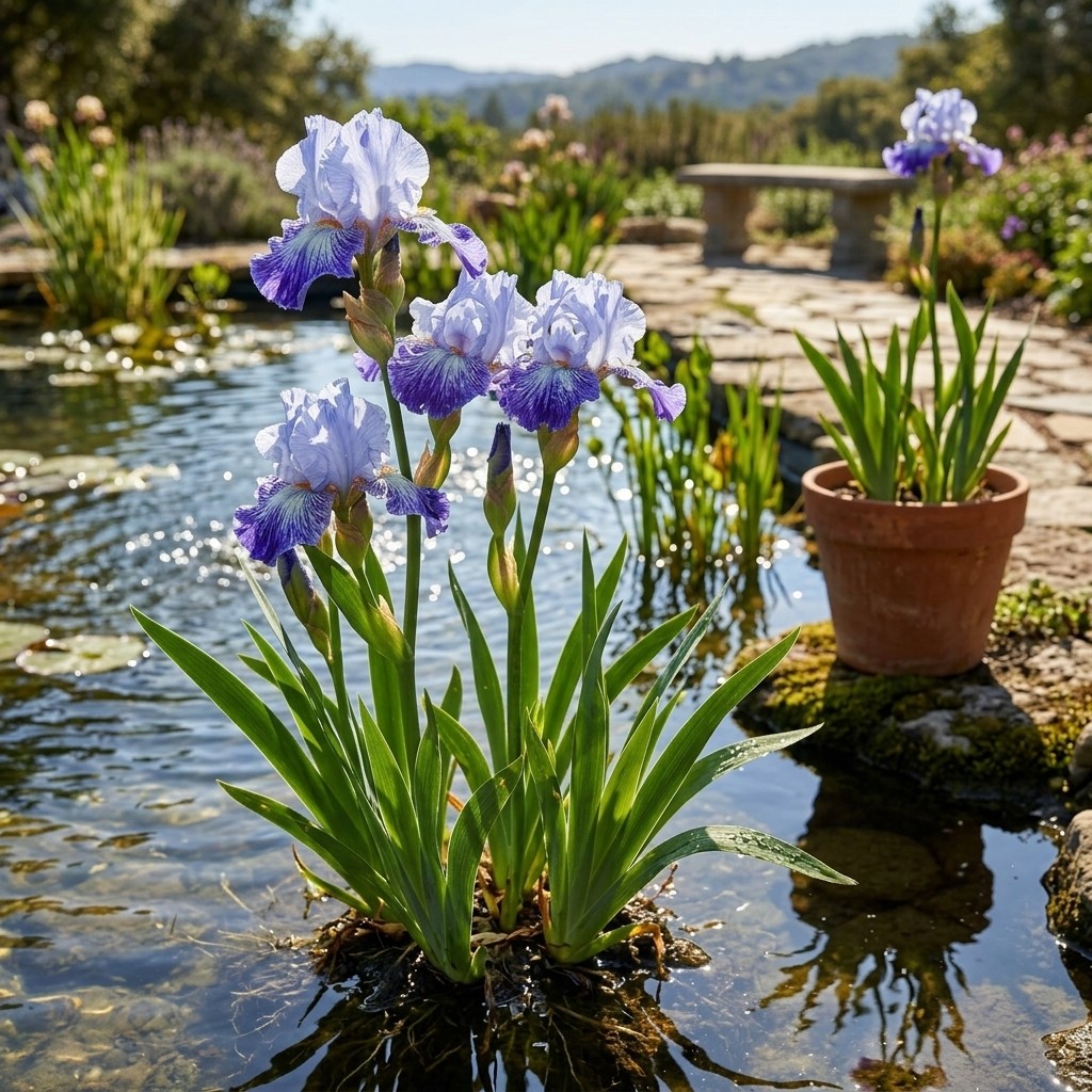 100 Pcs Iris Flower Seeds Perennial Ornamental Seeds for Garden Yard Planting