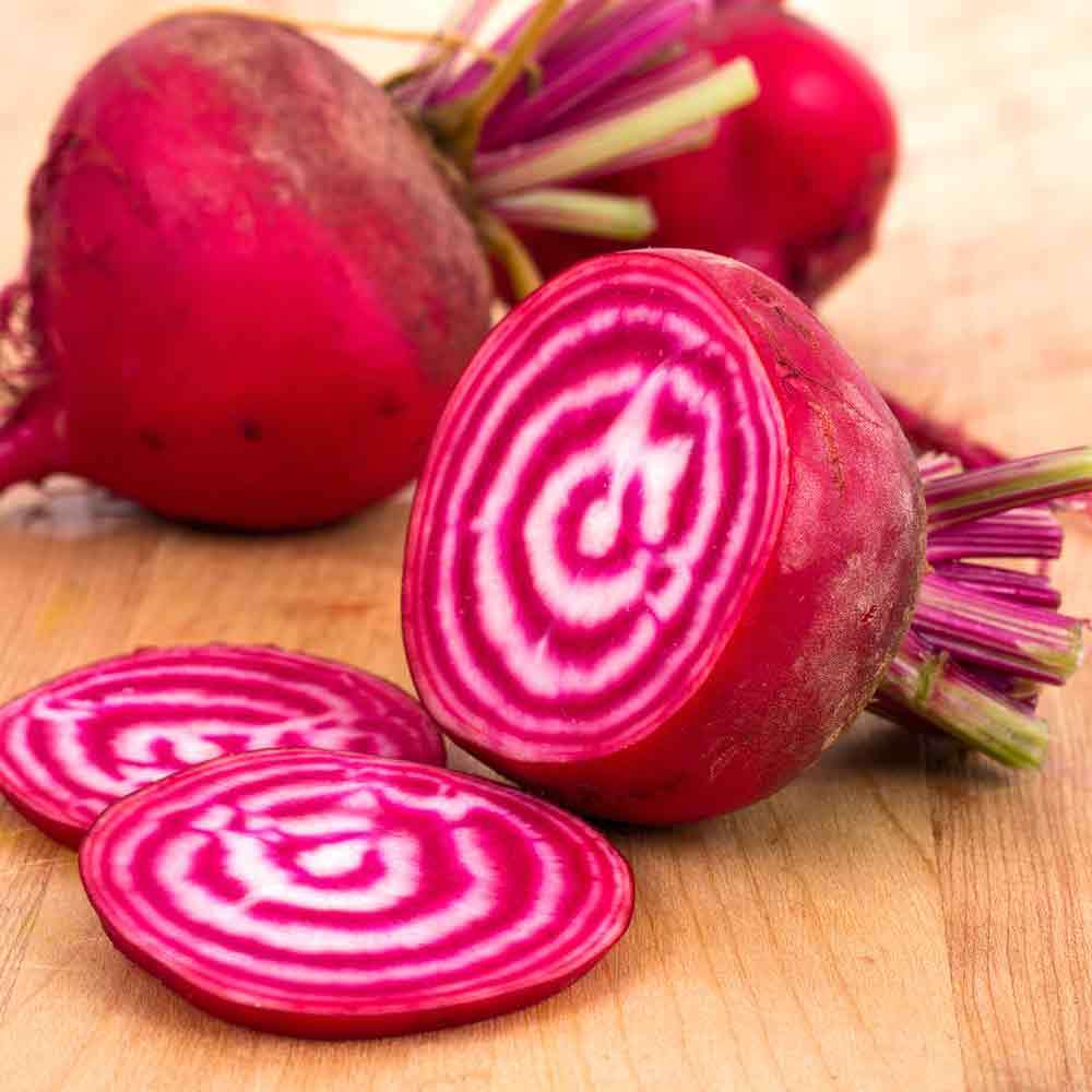 Chioggia Beet Seeds, NON-GMO, Candy Stripe Beet, Bassano, Bulls Eye Beet