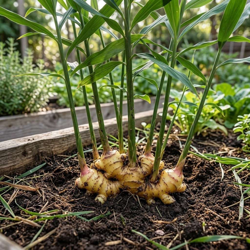 100 Pcs Ginger Seeds Common Vegetable Seeds for Seasonal Home Garden Growing