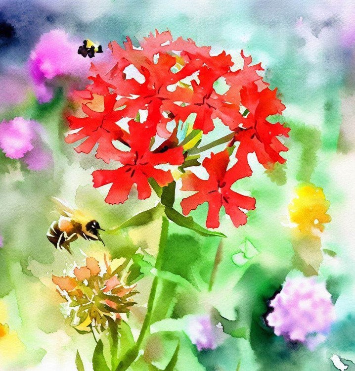 Maltese Cross Seeds Lychnis chalcedonica Free Shipping!