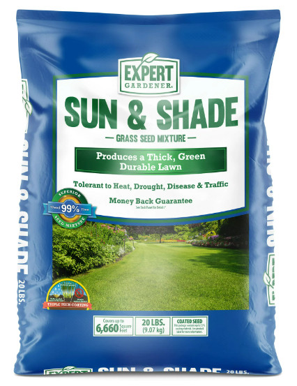Grass Seed Sun & Shade Northern Mix Sun To Partial Shade 3LB 7LB 20LB Green Lawn
