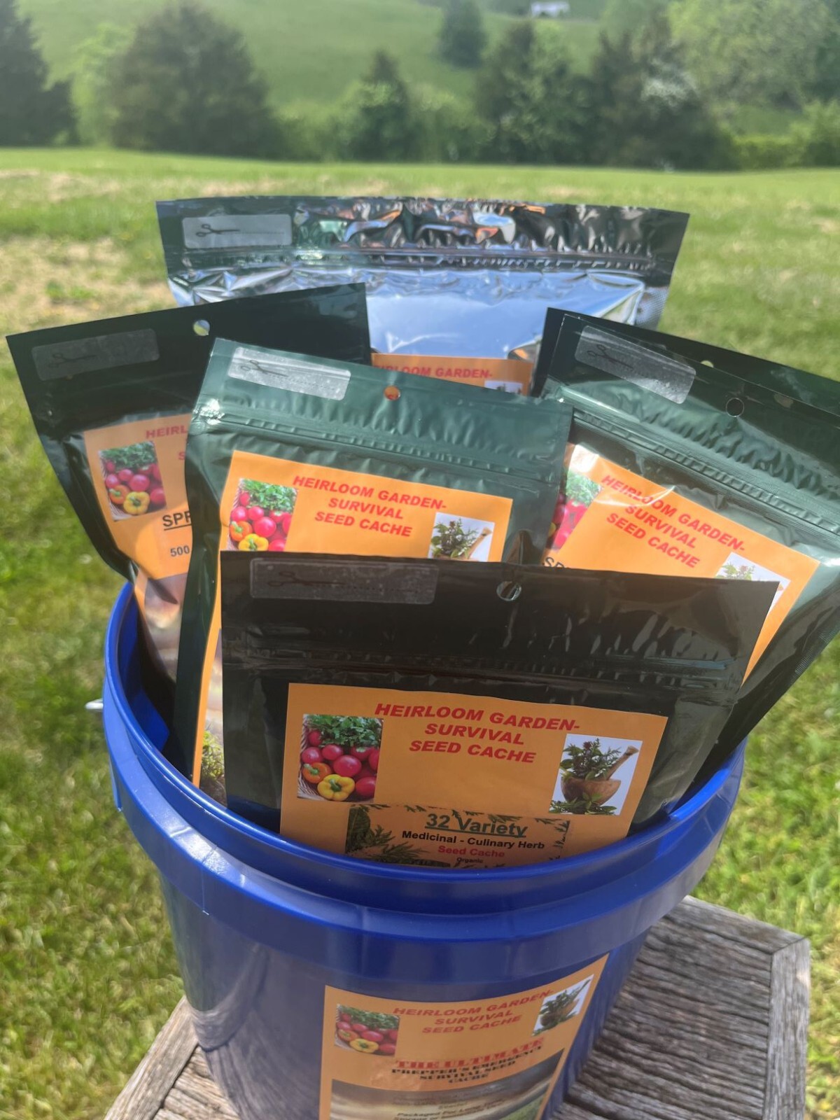 PREPPERS DOOMSDAY SURVIVALIST CACHE 167 Varieties! 4LBS SPROUTS 3 Million SEEDS