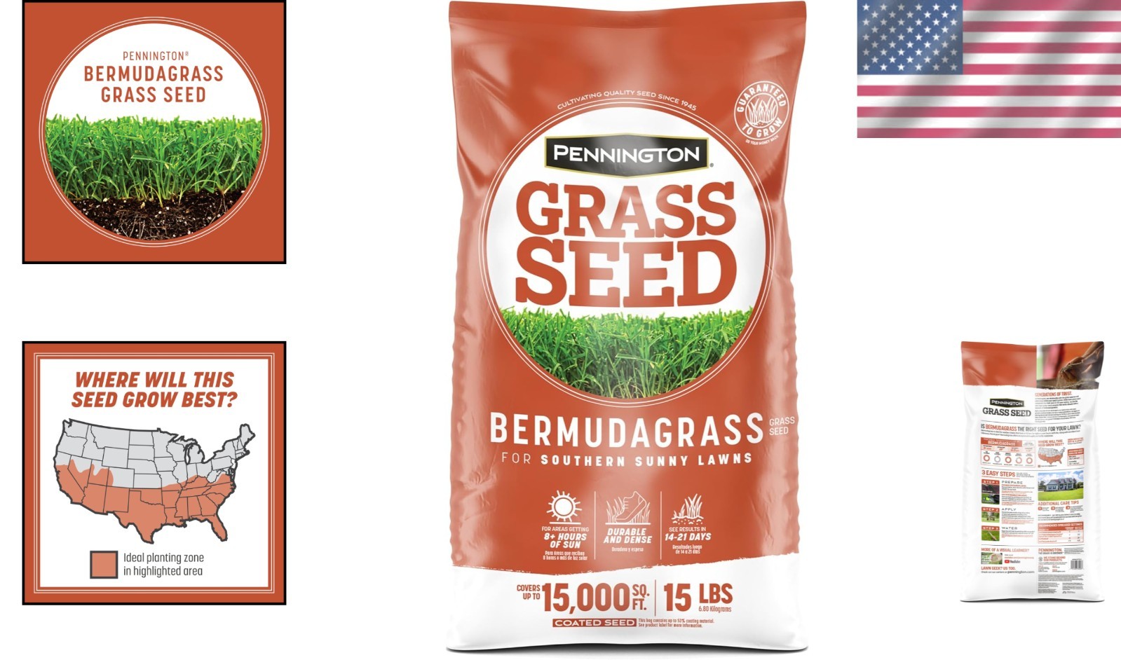 Durable 15lb Bermuda Seed – High-Traffic, Drought-Tolerant, Green Lawn Solution