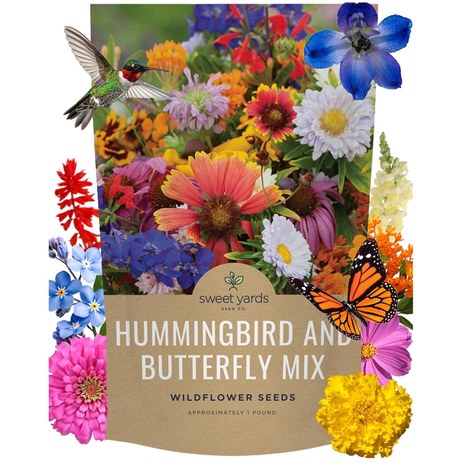 Bulk Wildflower Seeds – 120,000+ Annual Perennials