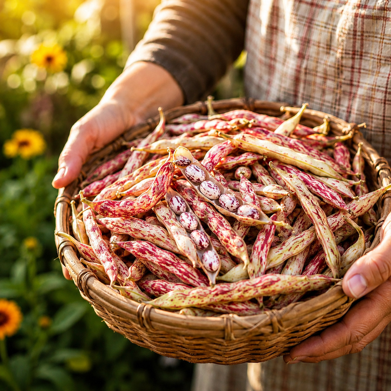 Vermont Cranberry Shell Bean Seeds – Heirloom Bush Bean – 25 seeds