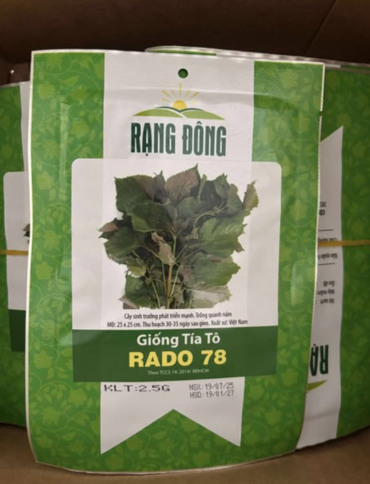 Vietnamese Perilla Seeds – Tía Tô Bắc Bộ 2.5g – Asian Herb – Shiso Seeds