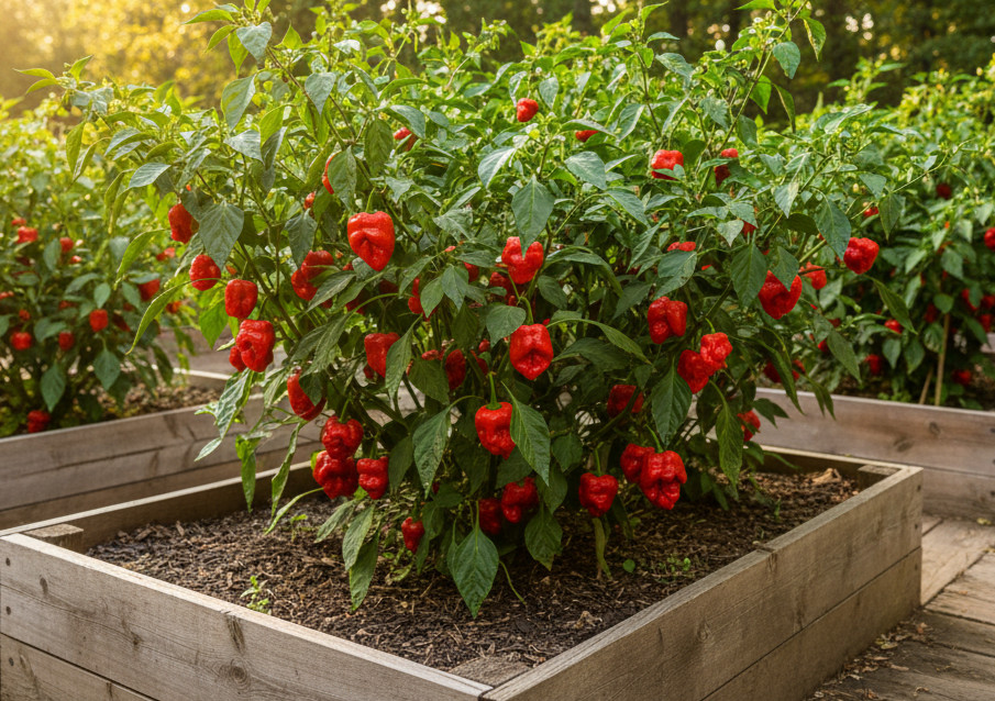 20 Super-Hot Moruga Red Scorpion Premium | NON-GMO | Pepper Seeds-B 55