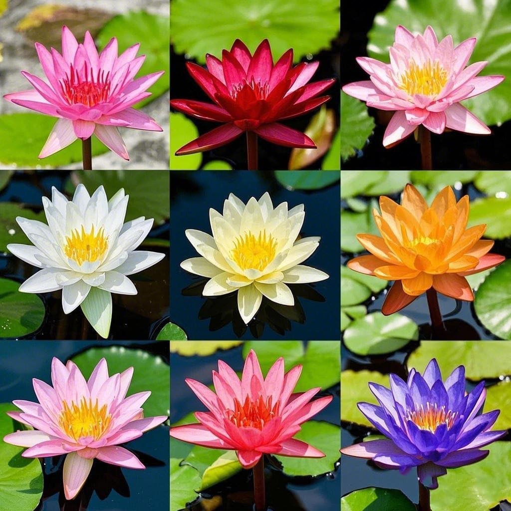 35 PCS Mixed Color Bonsai Lotus Flower Seeds for Planting Lotuses Sale