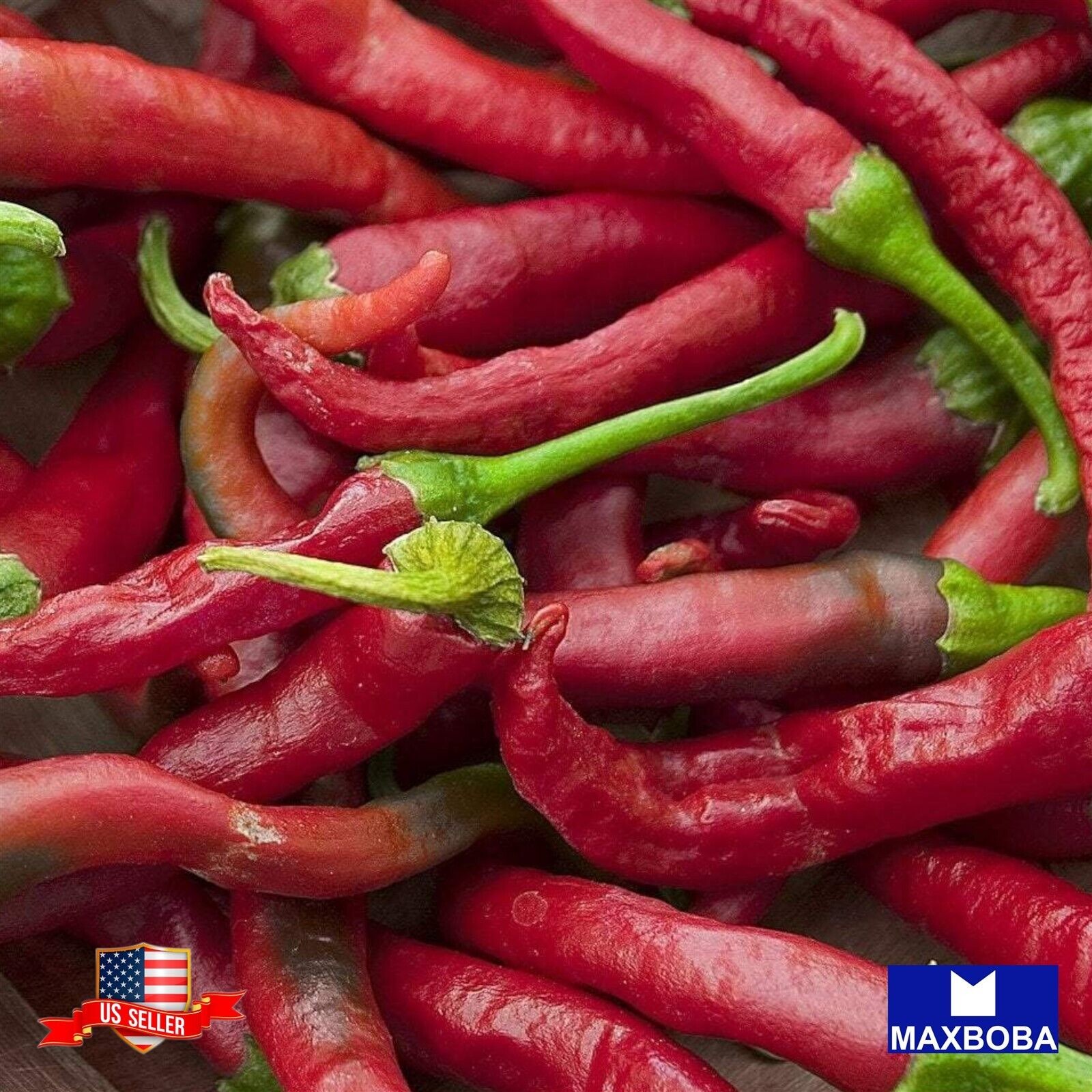 70 Hot Cayenne Long Red Thin Pepper Fresh Seeds Organic Non-GMO