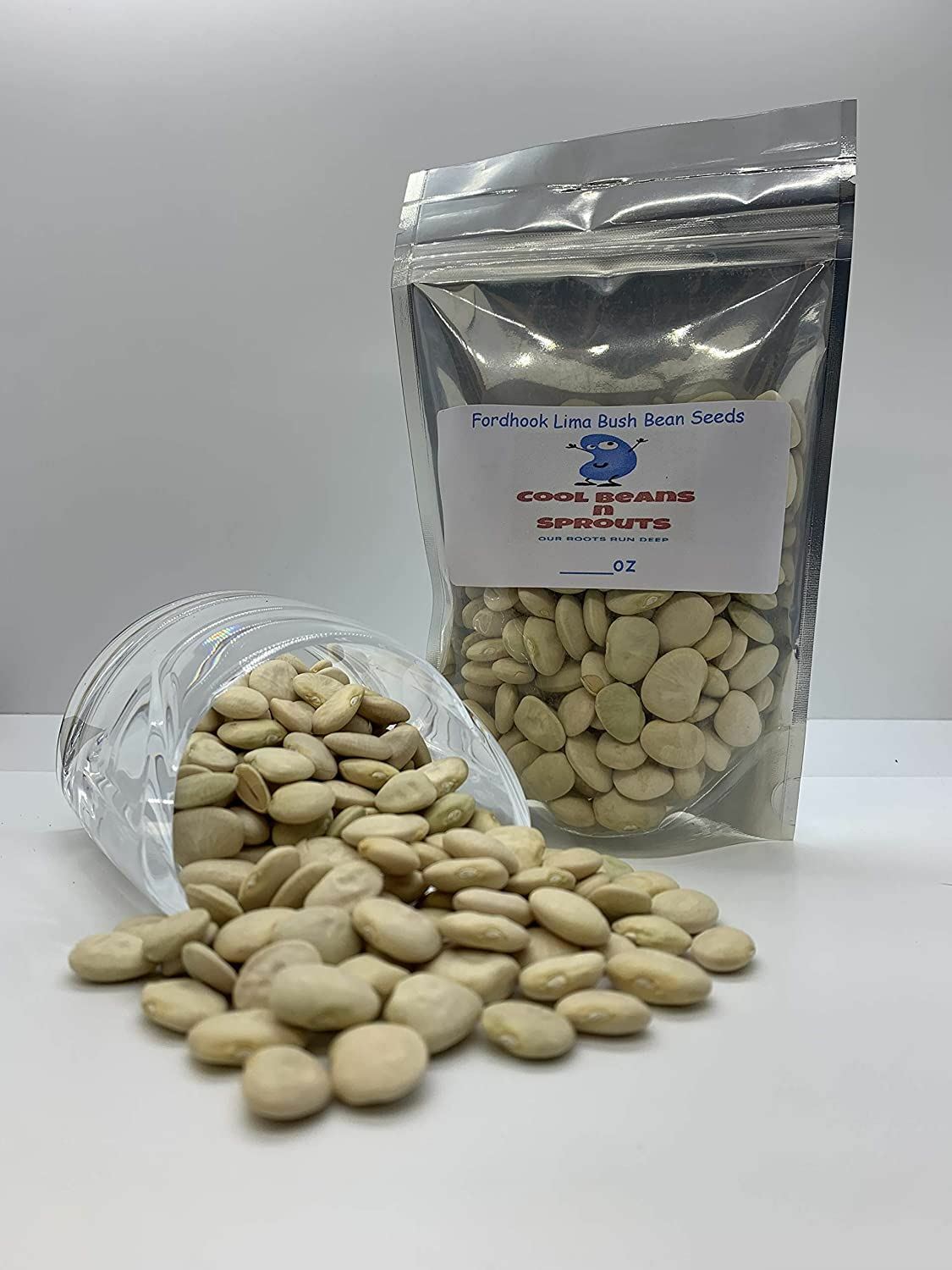 Bean Fordhook Lima Bean Seeds ,”COOL BEANS n SPROUTS”, Brand. Home Gardening