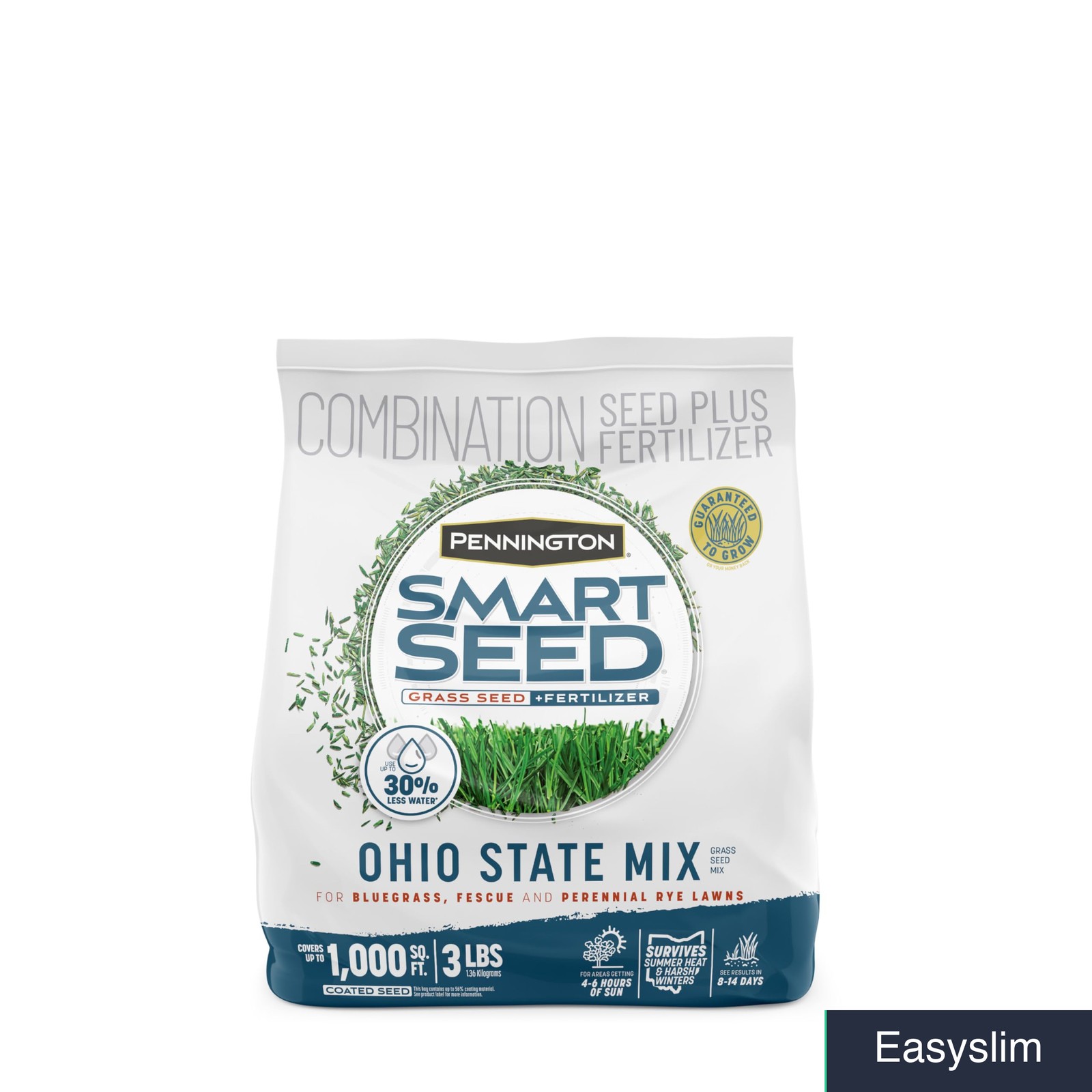 Grass Seed Mix 3 Lb Perennial Ryegrass Fescue Bluegrass