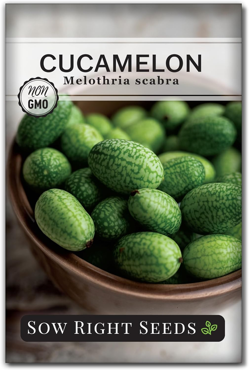 Sow Right Seeds – Cucamelon Seeds for Planting – Non-GMO Heirloom Packet with In