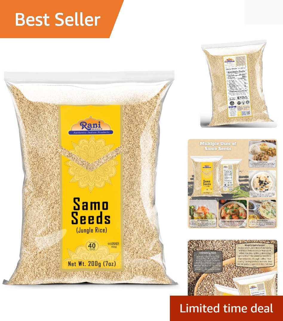 Rani Samo Seeds Whole Japanese barnyard millet/Jungle Rice/Moriyo/Samak Rice …