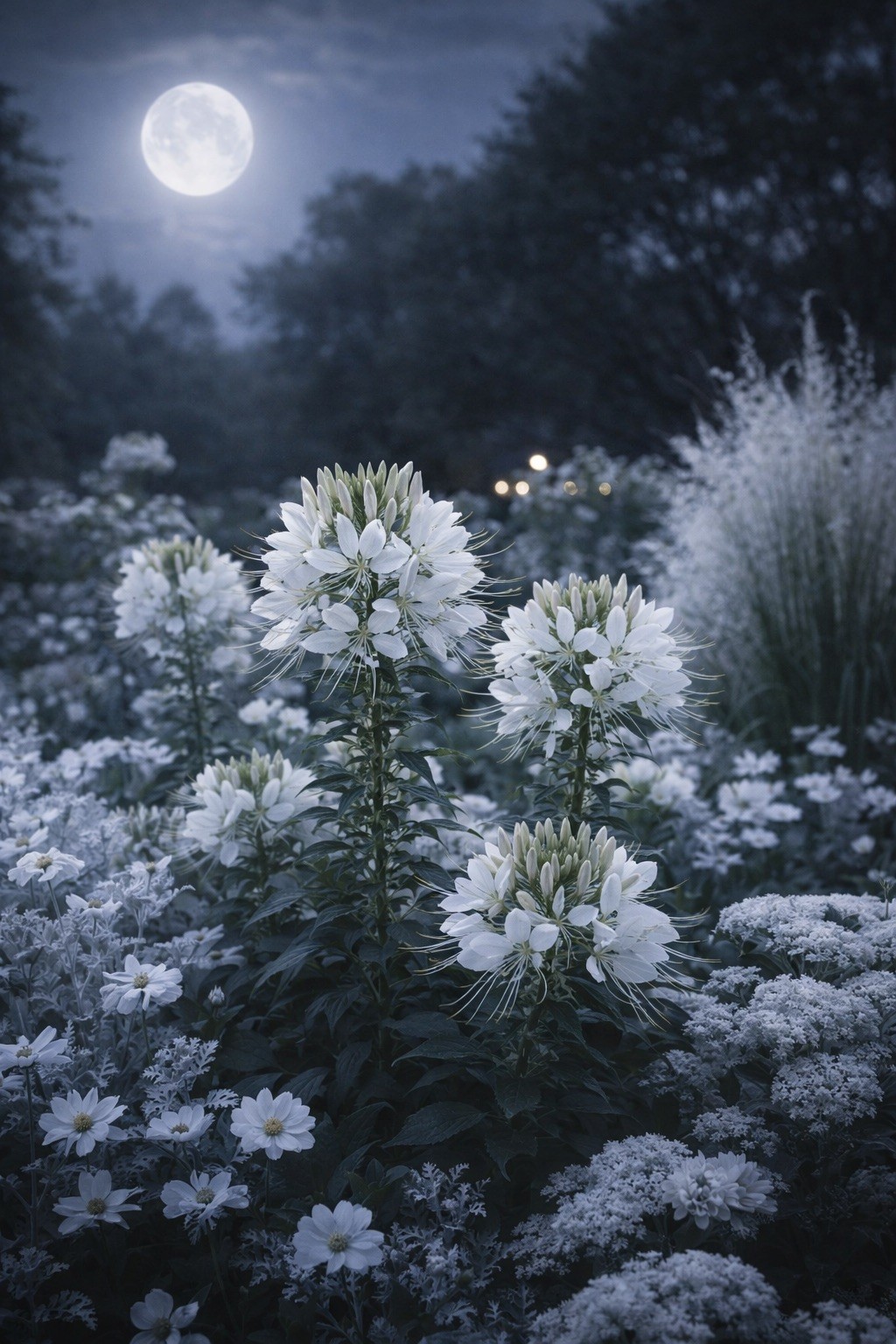White Spider Flower Seeds Cleome Garden Moon Easy to Grow 100 Seeds fresh 👀👍