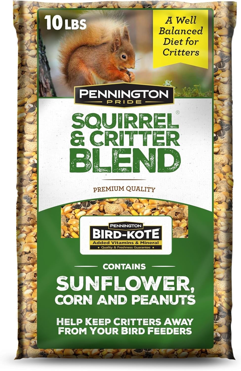 Pride Squirrel & Critter Blend, With Sunflower Seeds and Peanuts for Squirrel…