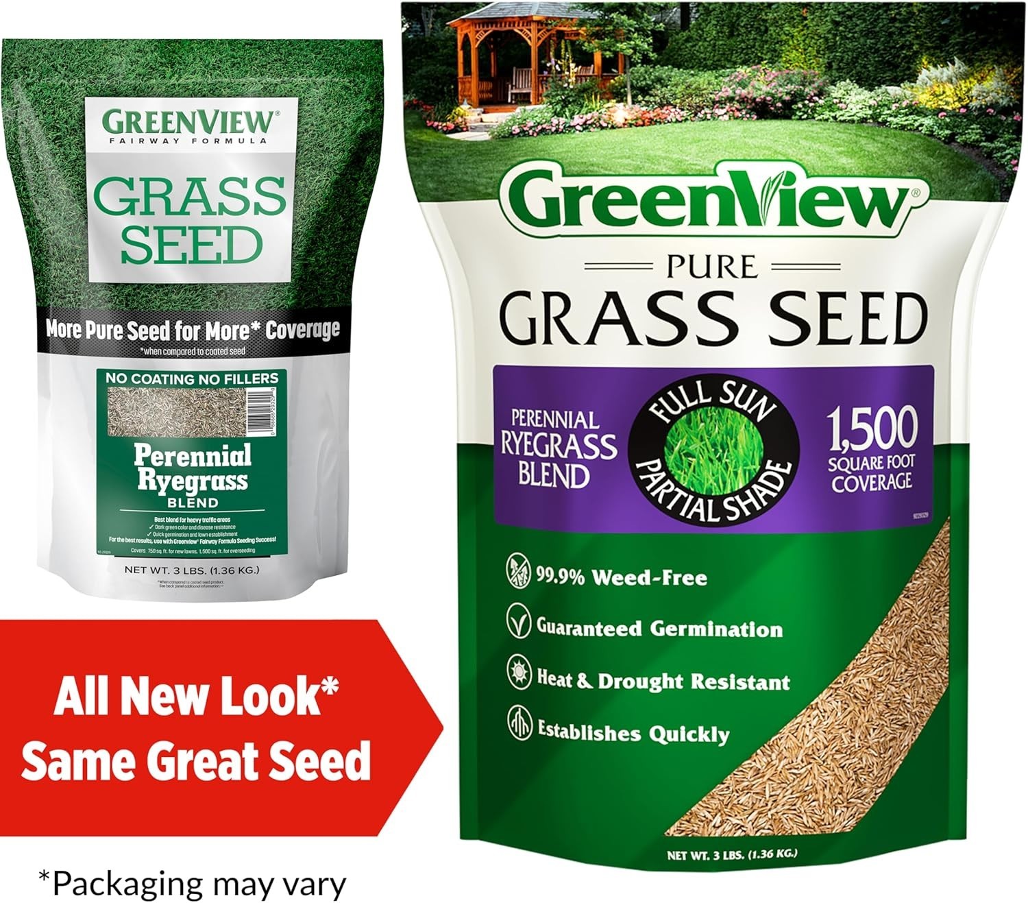 Fast Germinating Perennial Ryegrass Seed – 99.9% Weed-Free, Sun & Shade Tolerant
