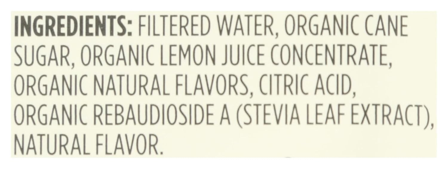 Organic Light Lemonade, 64 Fl Oz – Naturally Sweetened with Organic Cane Sugar