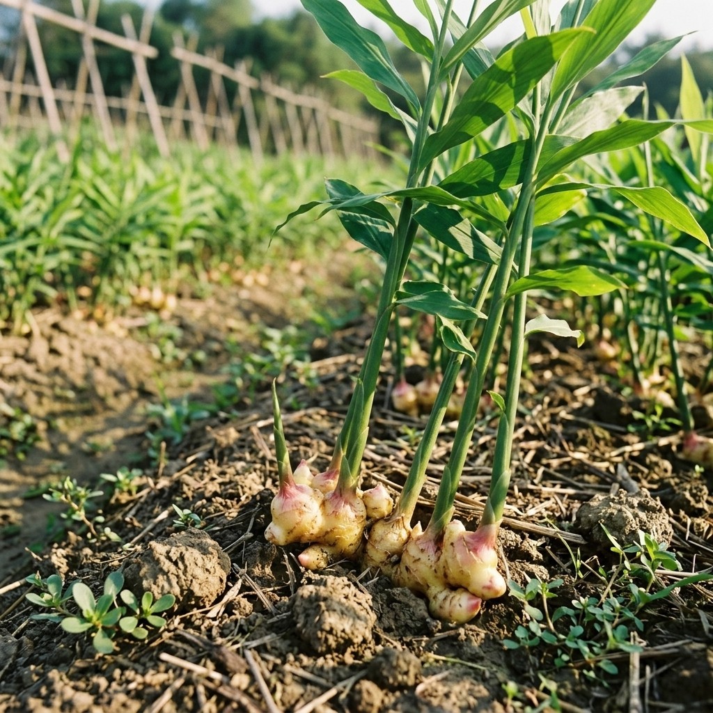 100 Pcs Ginger Seeds Common Vegetable Seeds for Seasonal Home Garden Growing