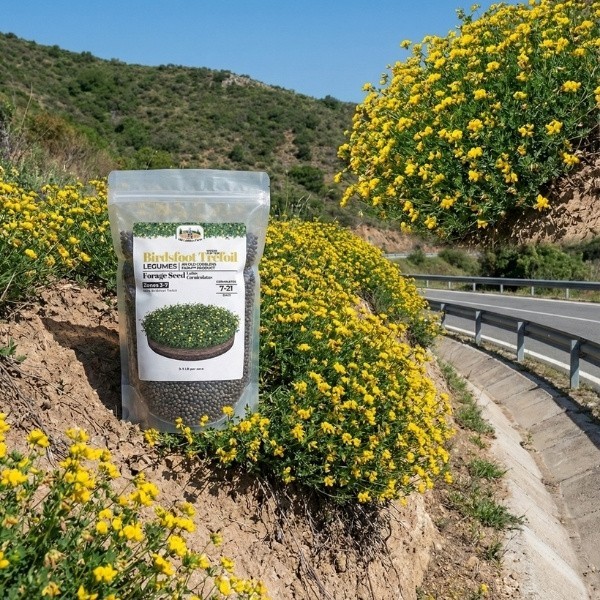 Old Cobblers Farm™ Wicked Tuff Turf Empire Birdsfoot Trefoil Seed – Green Forage
